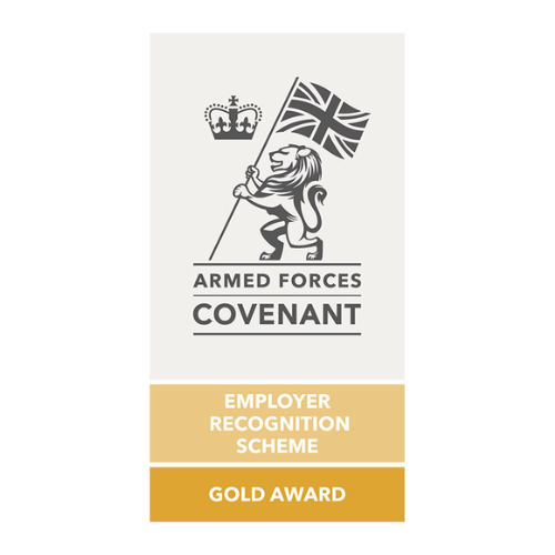 Armed Forces Covenant Gold accreditation logo