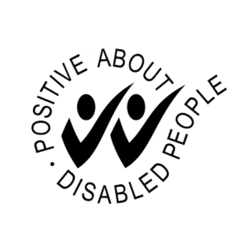 Positive about disabled people accreditation logo